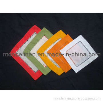 100% Linen Coaster in Various Colors and Sizes (CA-003)